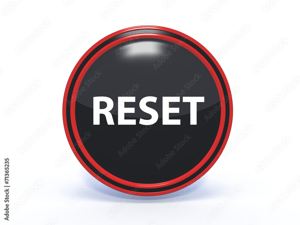 reset circular icon on white background reset circular icon on white background