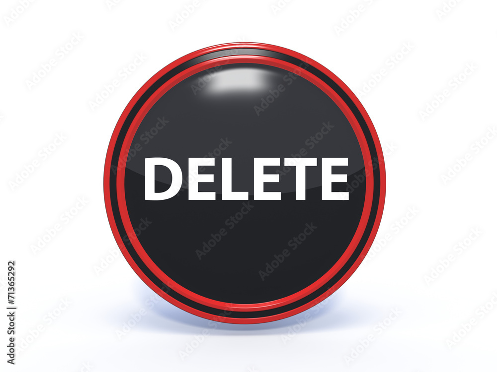 delete circular icon on white background delete circular icon on white background