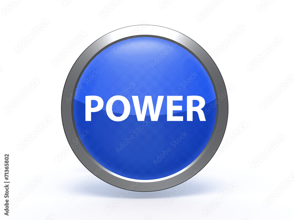 power circular icon on white background power circular icon on white background