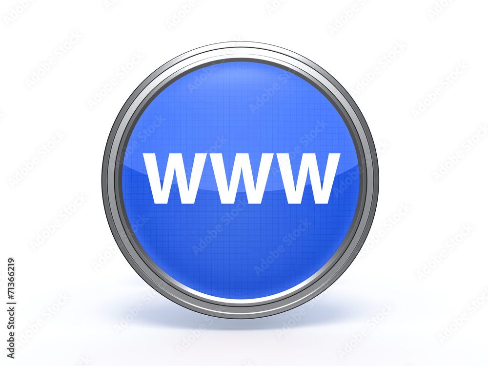 www circular icon on white background www circular icon on white background