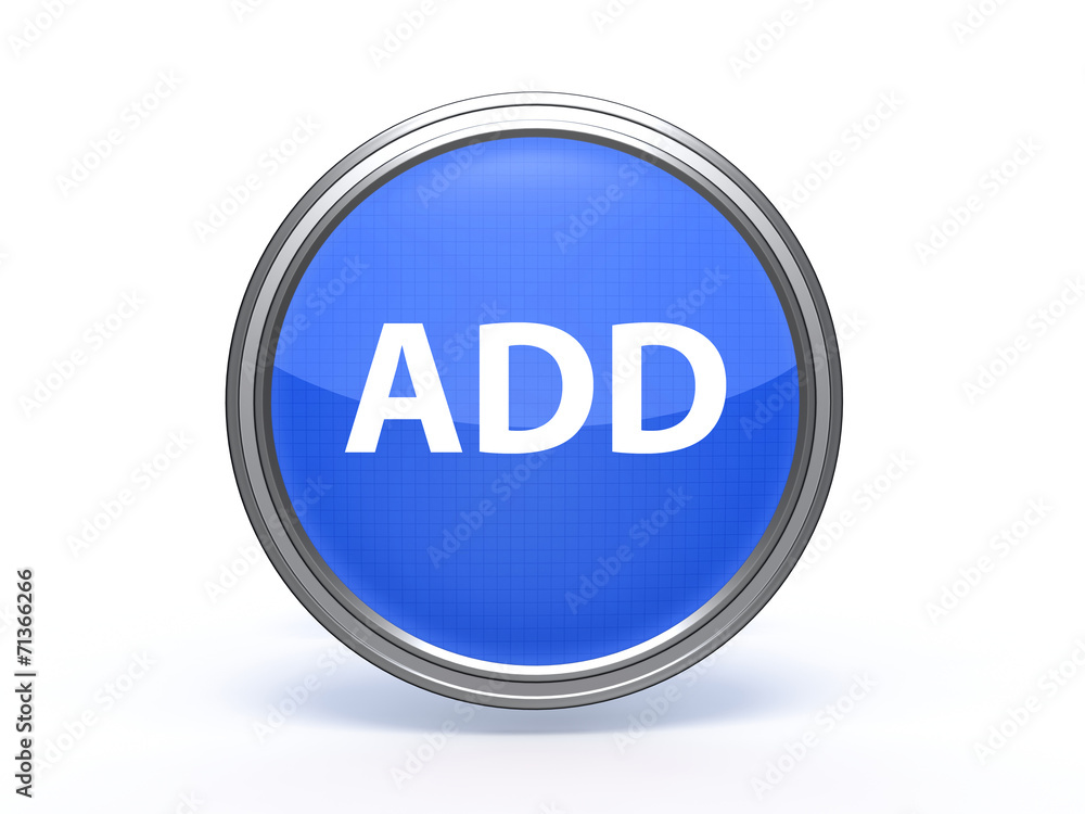 add circular icon on white background add circular icon on white background