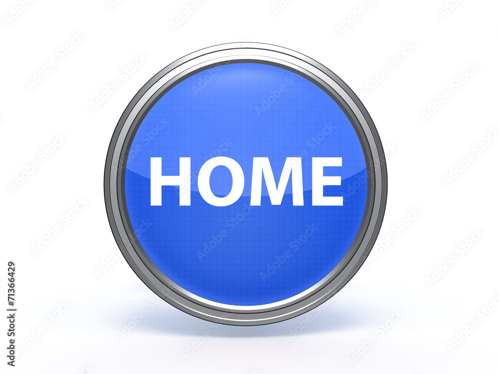 home circular icon on white background home circular icon on white background