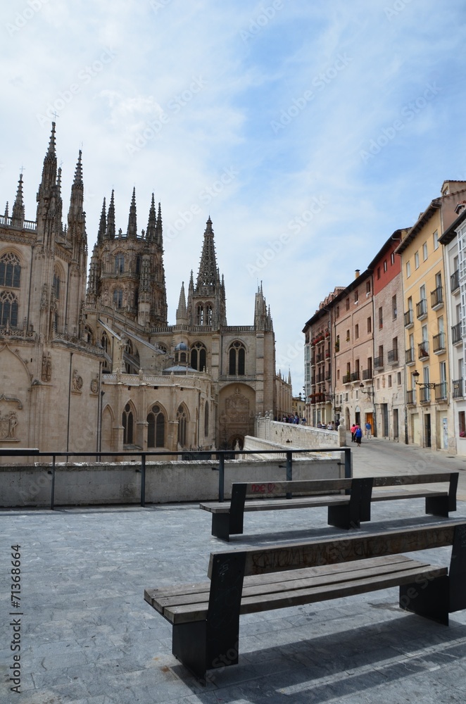 Burgos, place de la cathédrale 