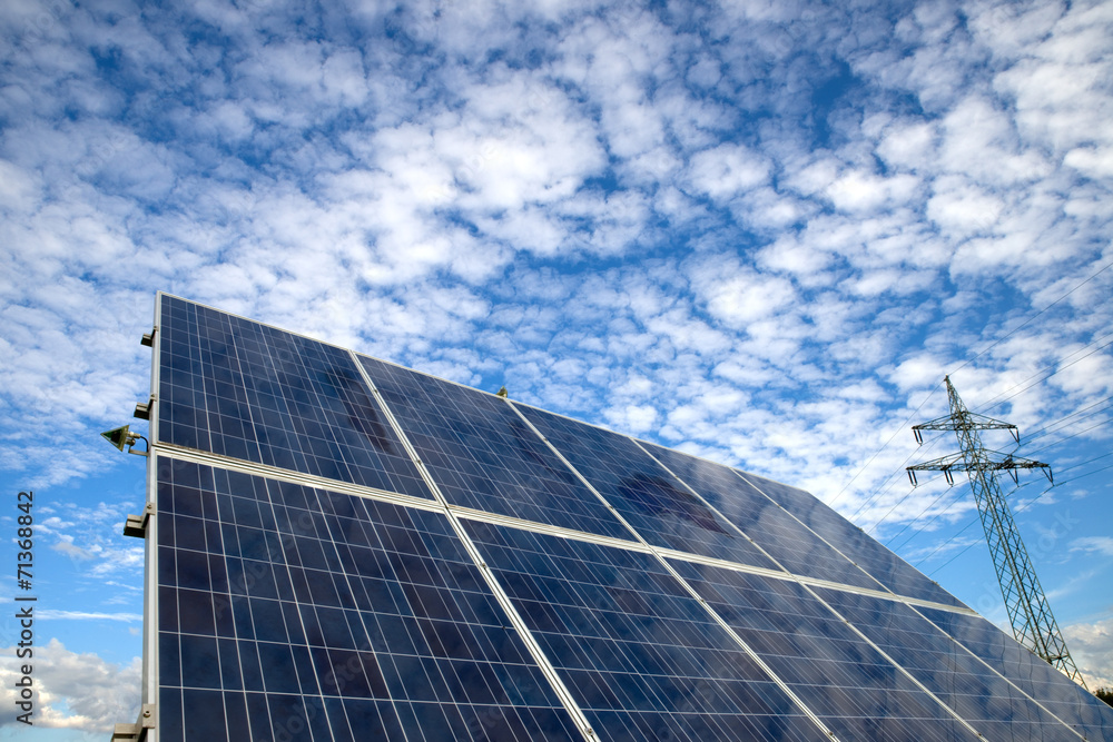 Obraz premium Solarzellen