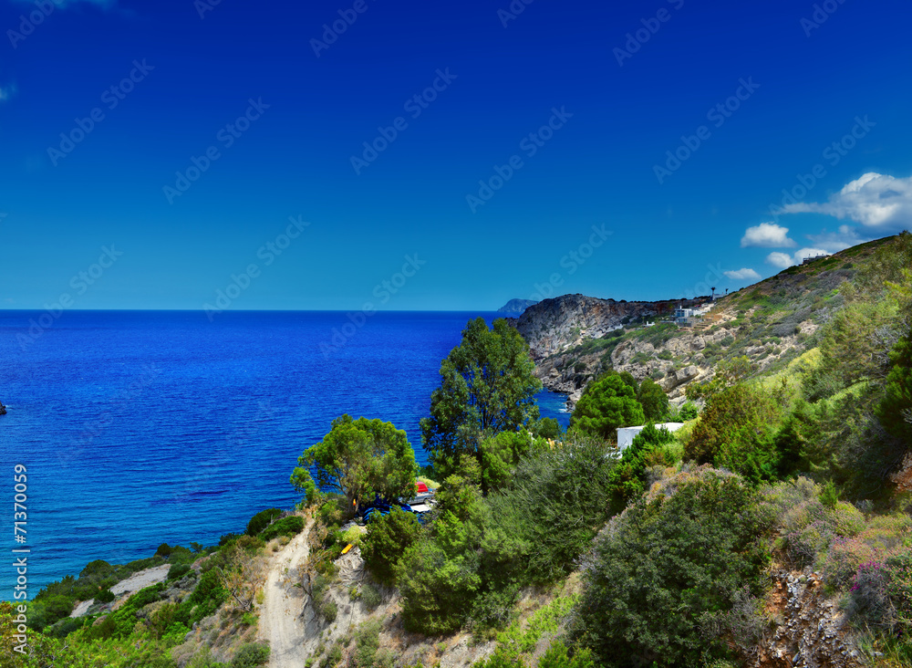 landscape of Aegean sea
