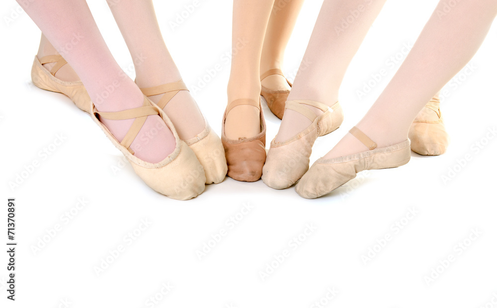Feet of Ballet Students