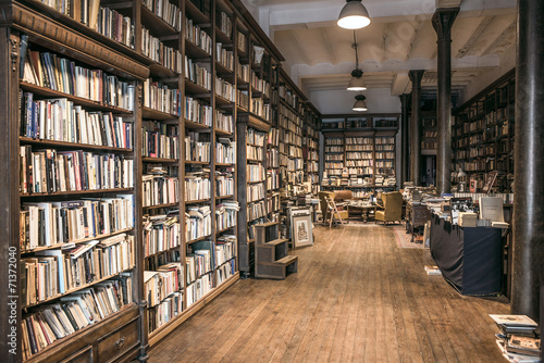 Fotografie, Obraz Second-hand bookshop