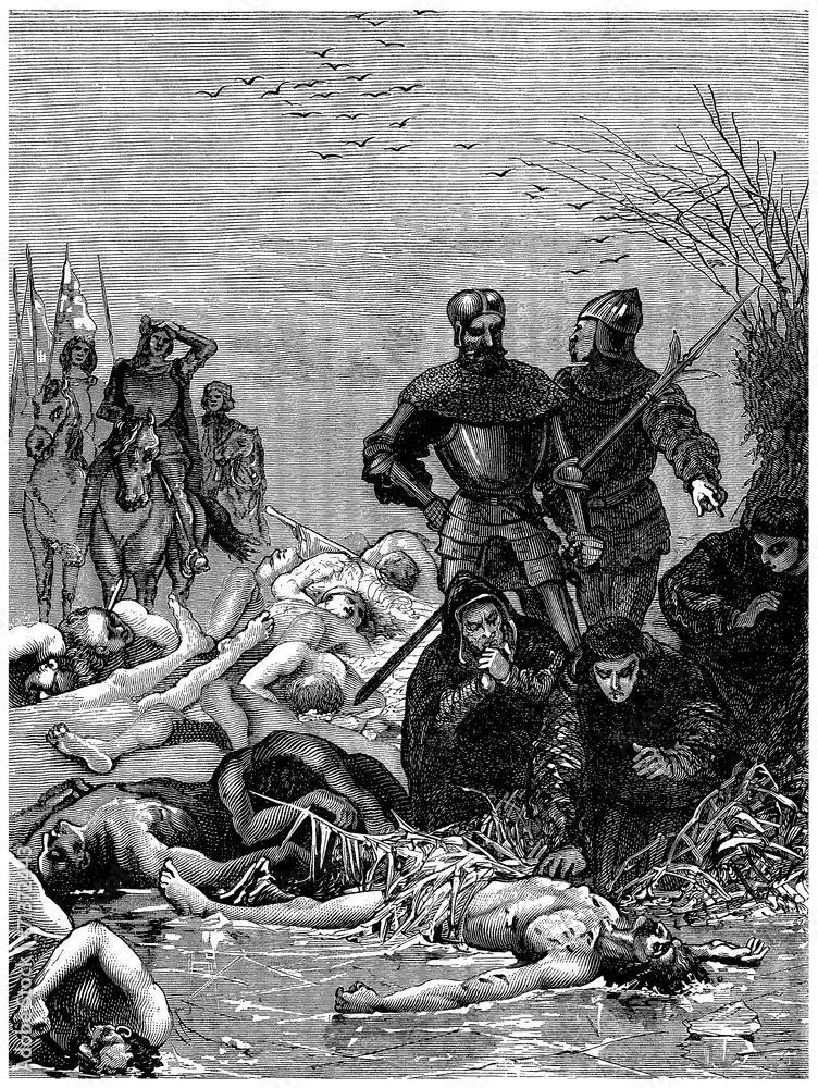 Fototapeta premium Medieval War : Dead Heroes - 15th century