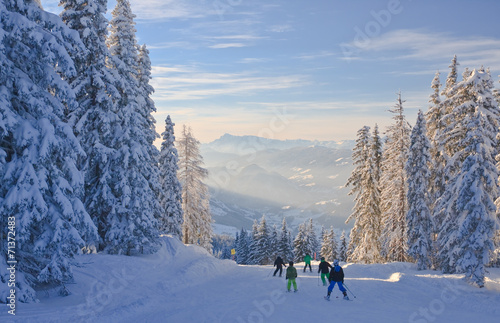 Ski resort Schladming . Austria photo