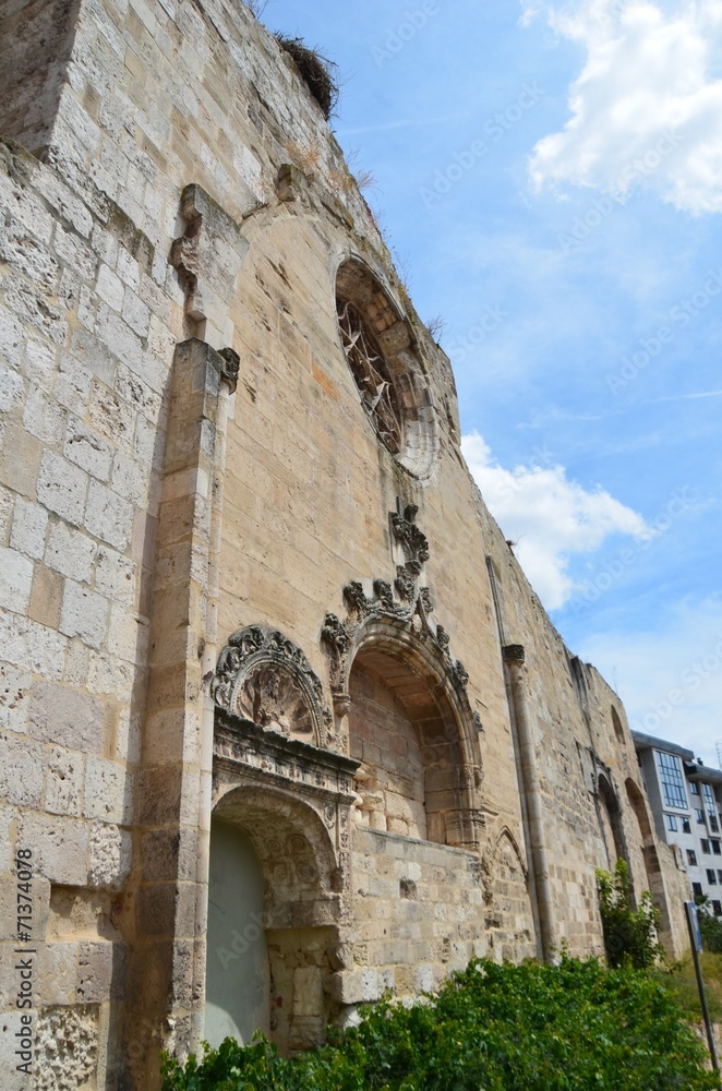 Restes d'une façade d'église, Burgos 