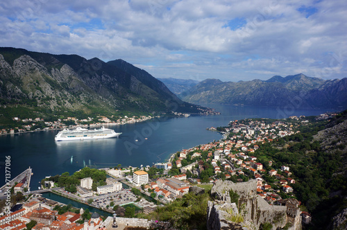 View of the bay of Kotor from a height © Valmond