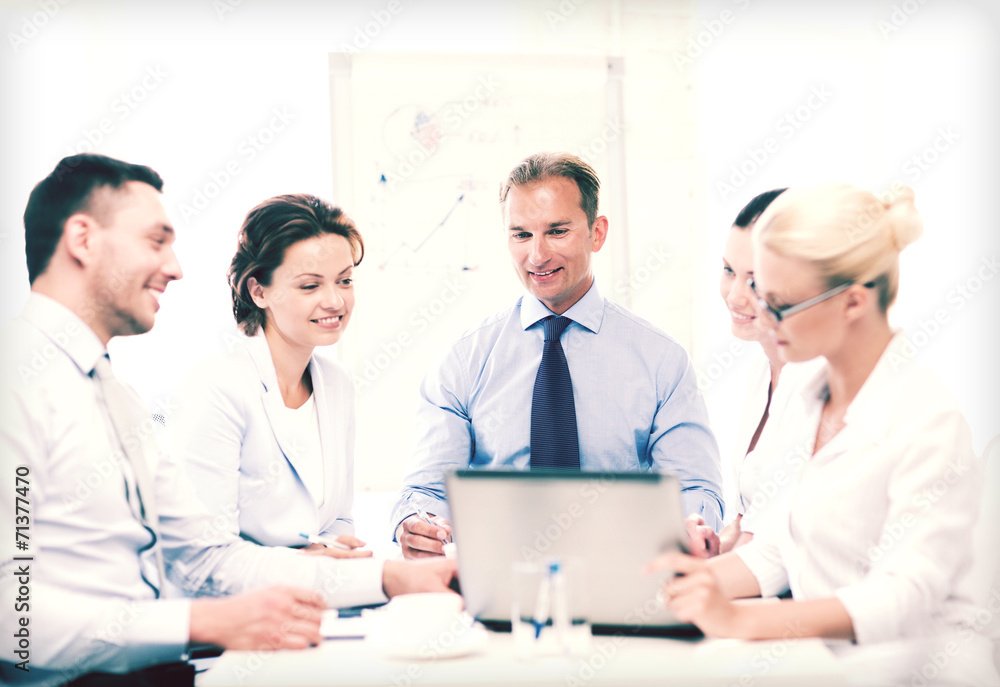 business team having meeting in office business team having meeting in office