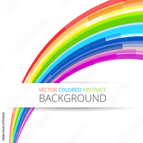 Art rainbow abstract vector background