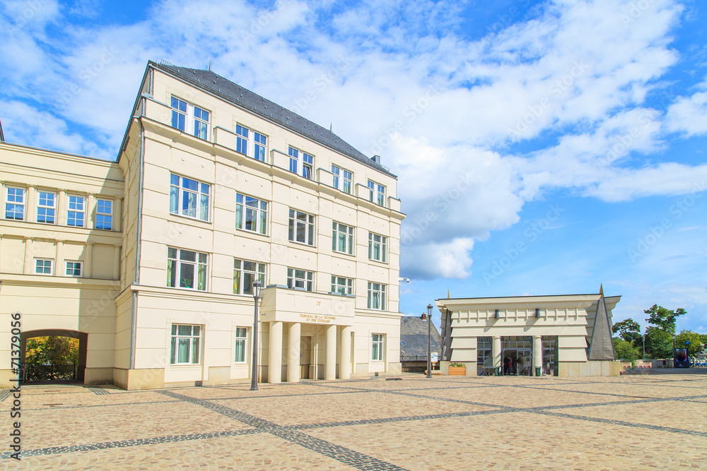 A view of a Luxembourg buildings