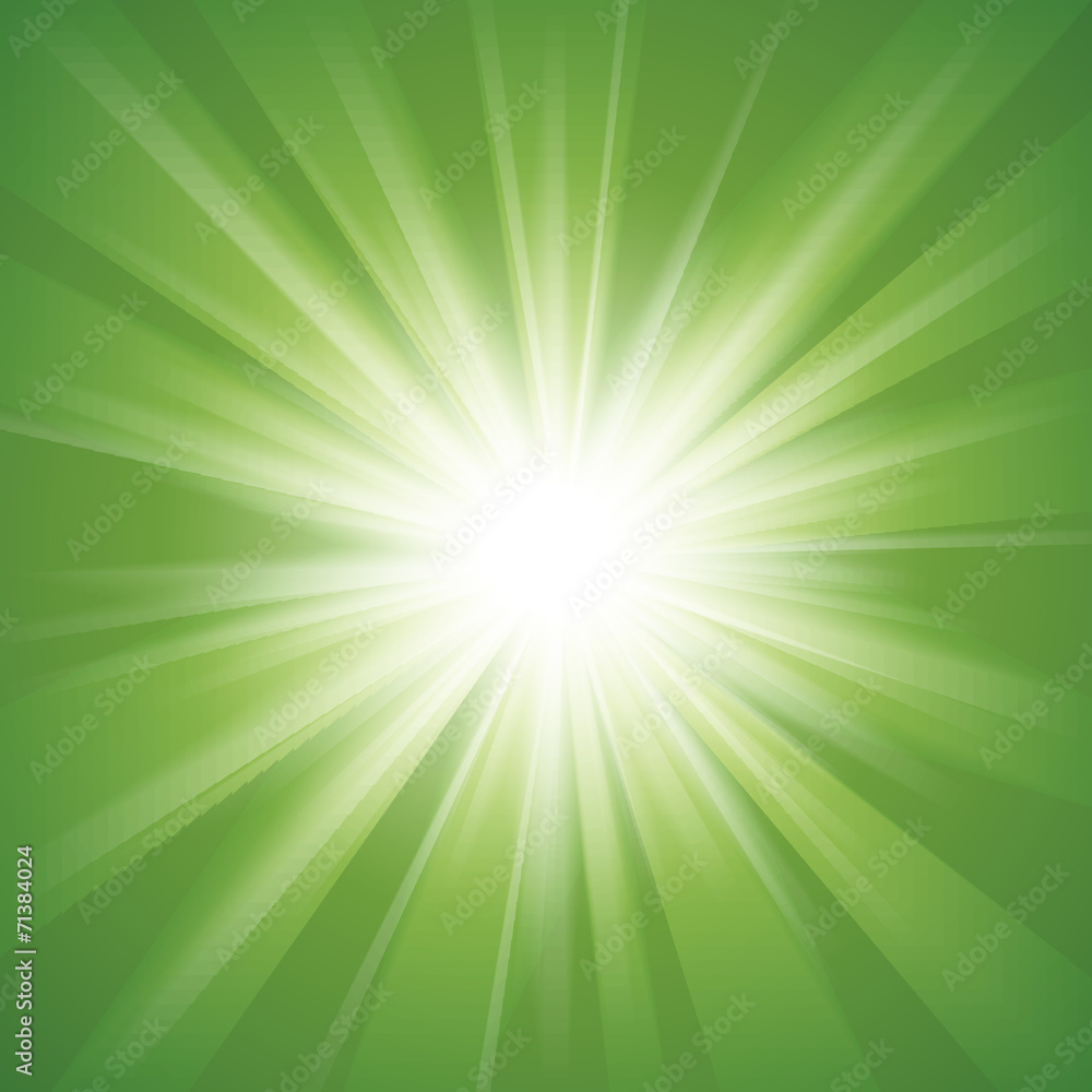 Green and white abstract magic light background Green and white abstract magic light background