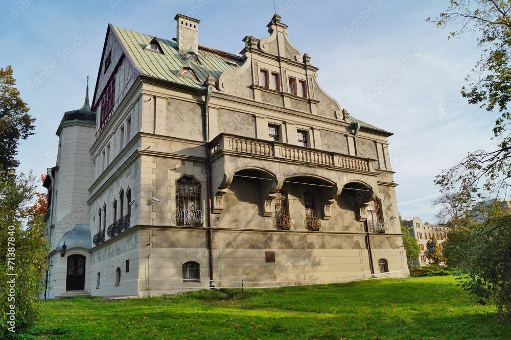 Richters Villa - Poland, Lodz,Today building rector Richters Villa - Poland, Lodz,Today building rector