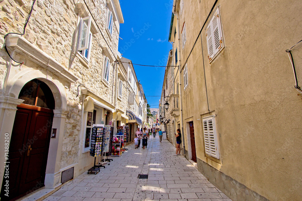 Old stone street of Pag