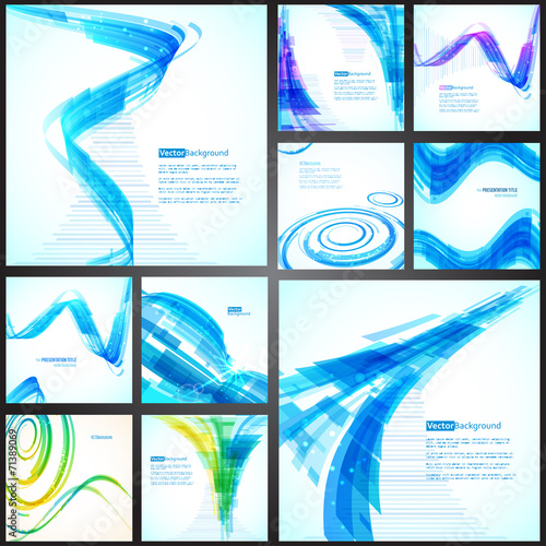 Abstract background with geometric elements.