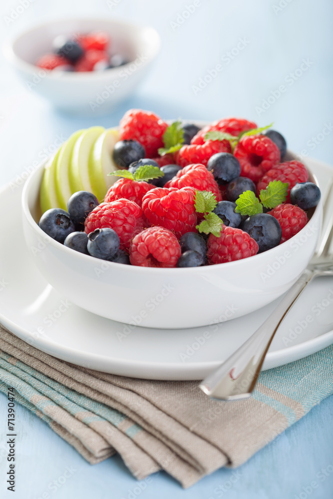 fresh fruit salad with raspberry blueberry apple fresh fruit salad with raspberry blueberry apple