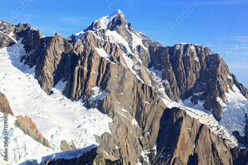 aerial view of suthern alpine alps photo