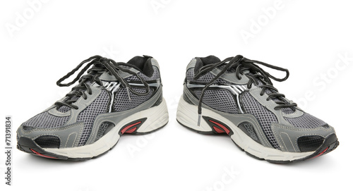 jogging shoes isolated on white background
