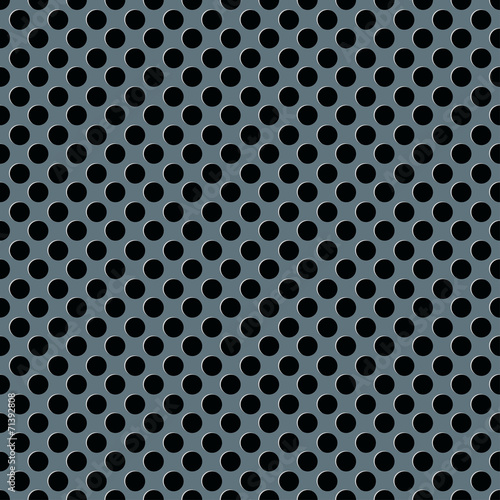 Metallic seamless perforated sheet