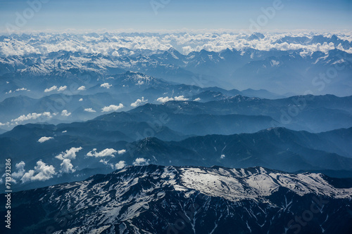 Himalaya from top view © zephyr_p