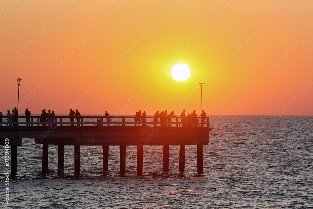 Sunset in Palanga