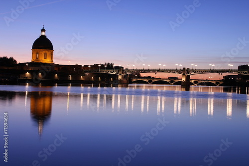 La Grave et le pont Saint Pierre, Toulouse