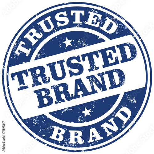 trusted brand stamp photo