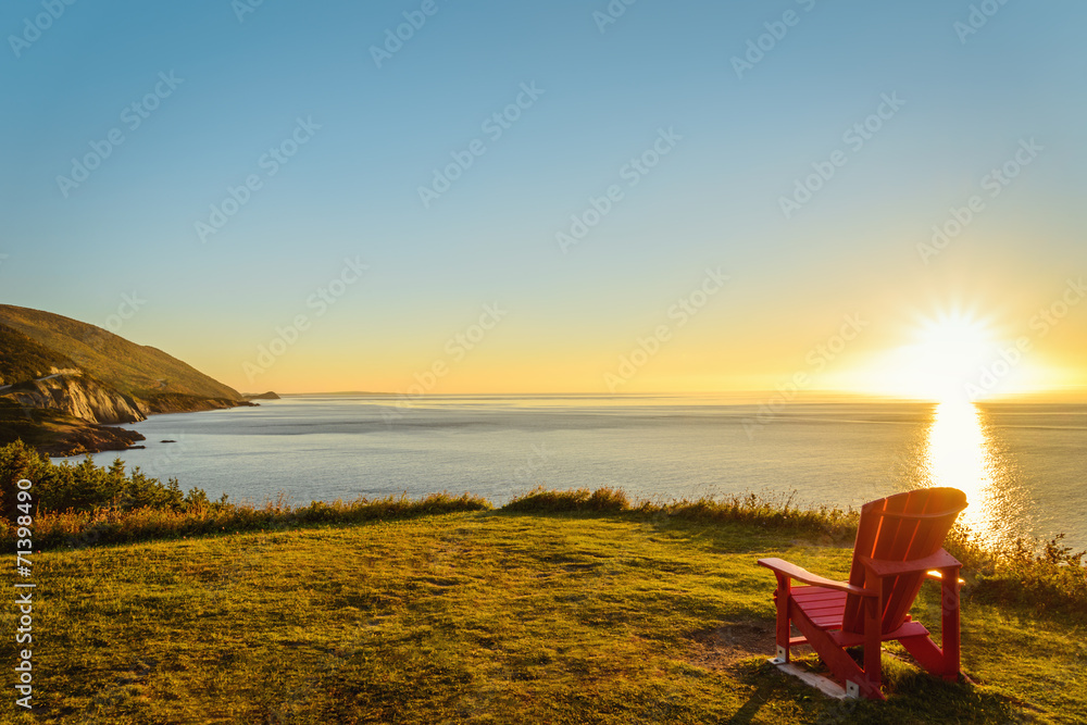Fototapeta premium Cabot Trail at sunset