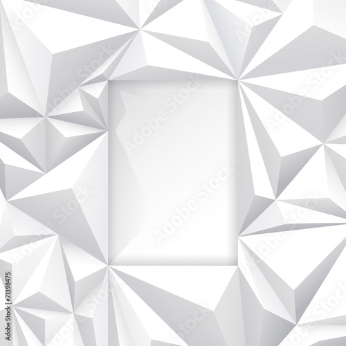 White vector geometric background.