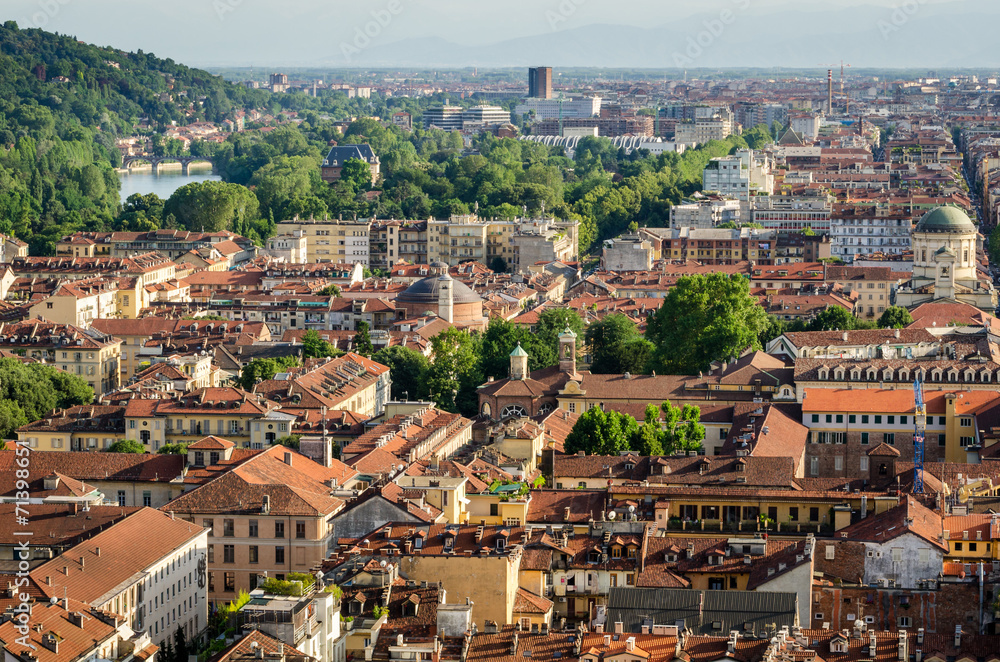 Turin (Torino), panorama from the Mole Antonelliana