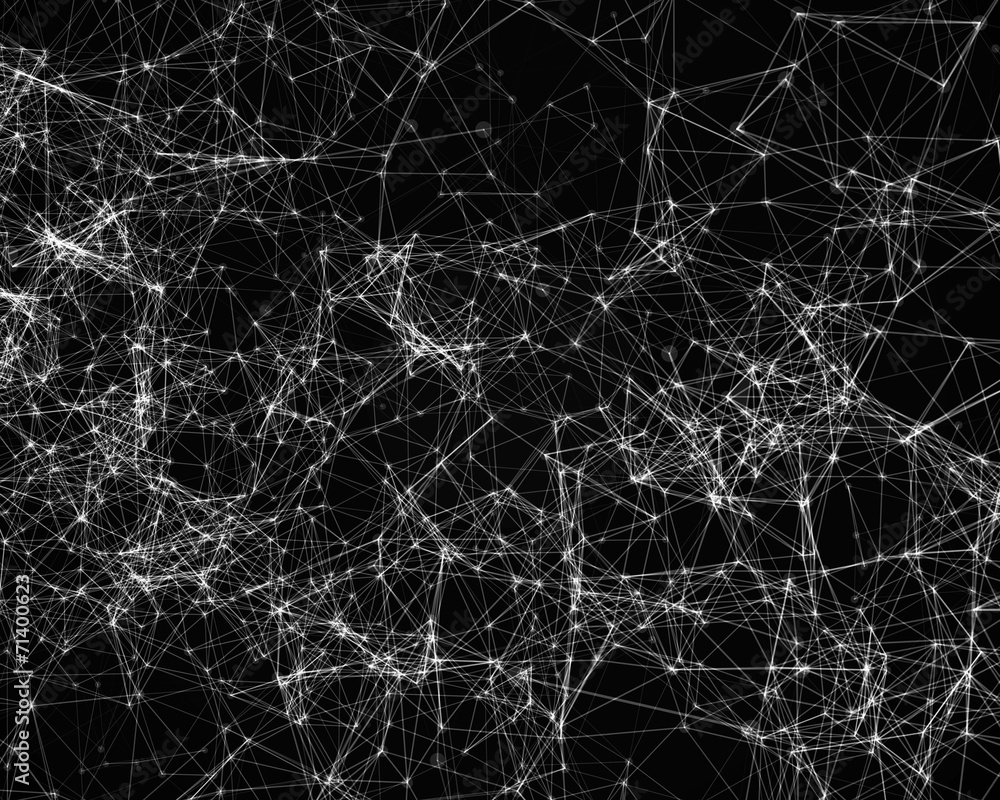 Digital background with cybernetic particles Digital background with cybernetic particles