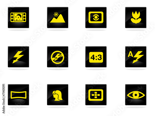 Photography Silhouette Icons