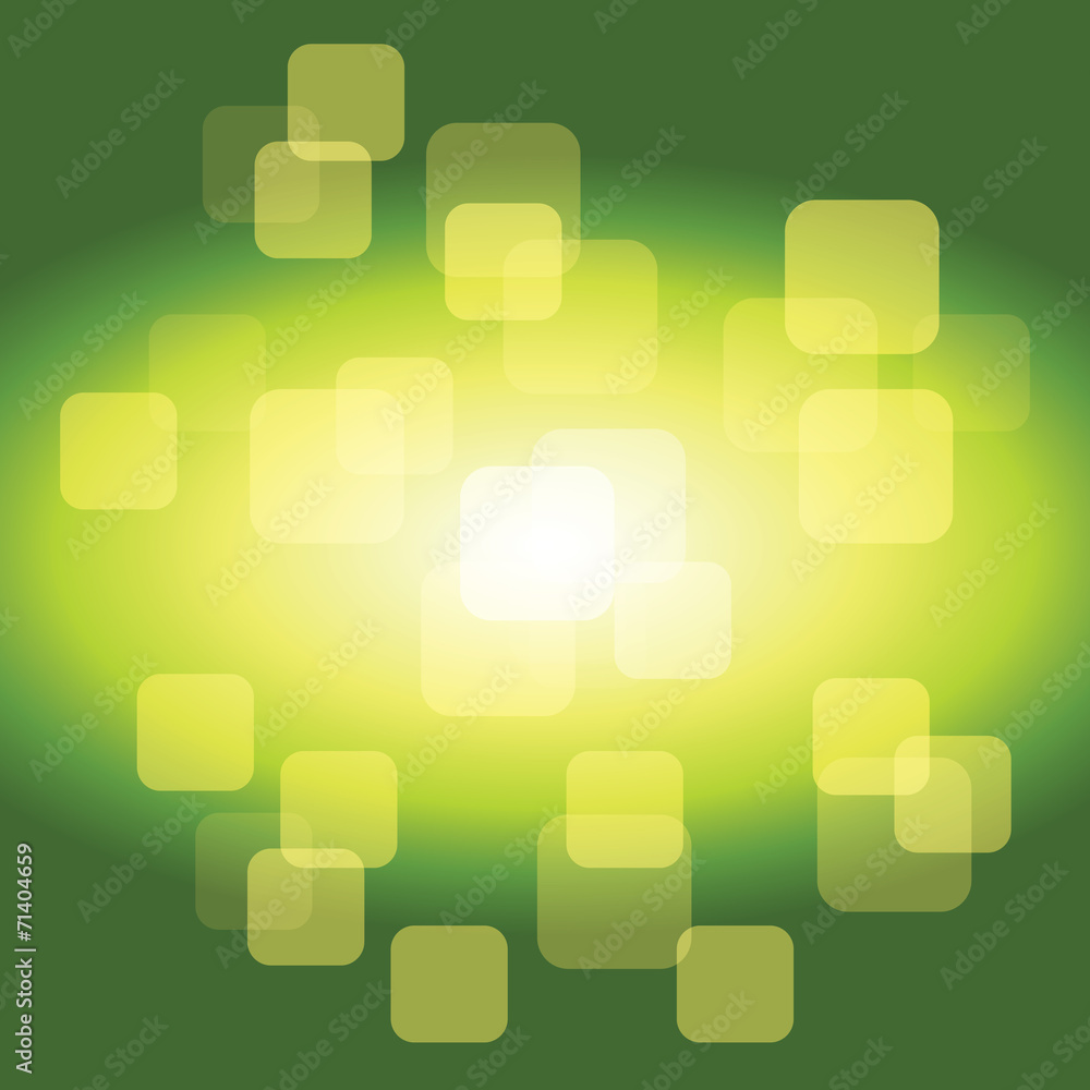 Glittering Green and Yellow Lights Background Glittering Green and Yellow Lights Background