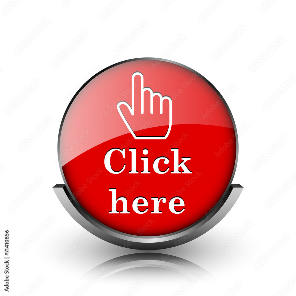 Click here icon