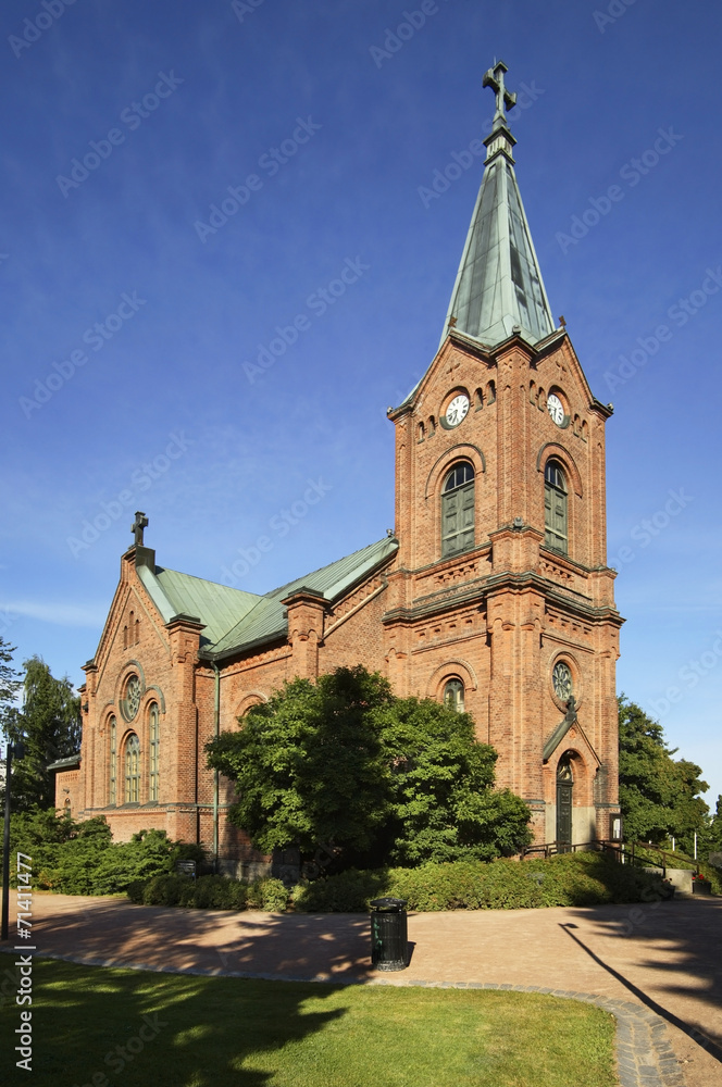 City church in Jyvaskyla. Finland