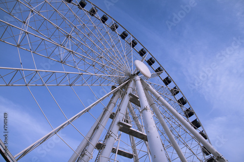 Ferris Wheel in Gdansk Poland at St.Dominic's fair © dmitrybaydak
