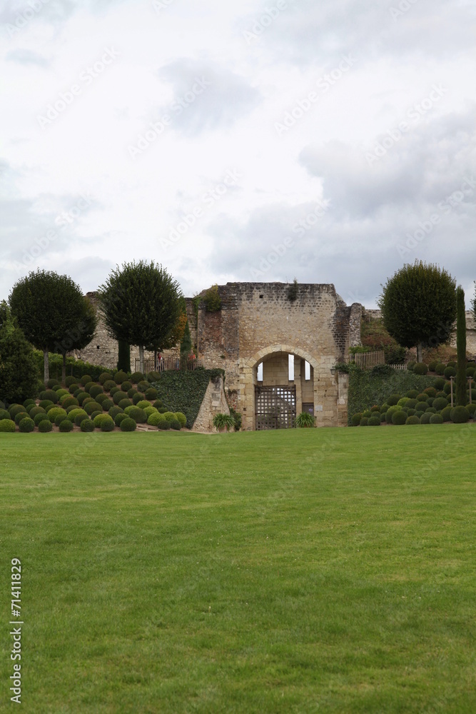 Vestiges de l'ancienne entrée: château d'Amboise.