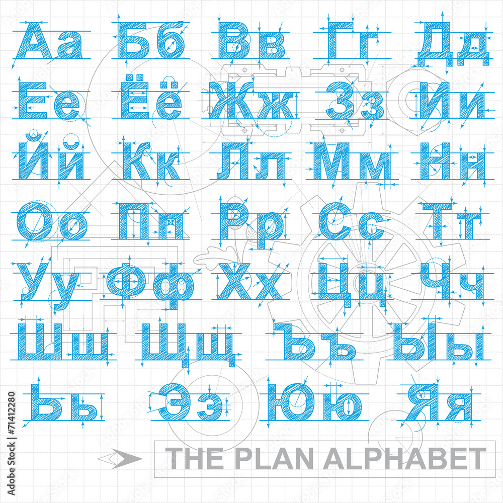 Russian Plan Alphabet Russian Plan Alphabet