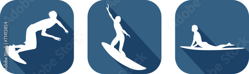 icône surfeur