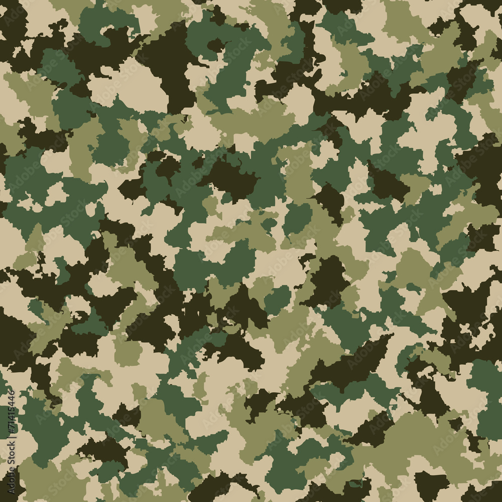 Seamless camouflage pattern Seamless camouflage pattern