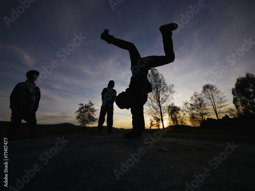 Fotografie breakdancer