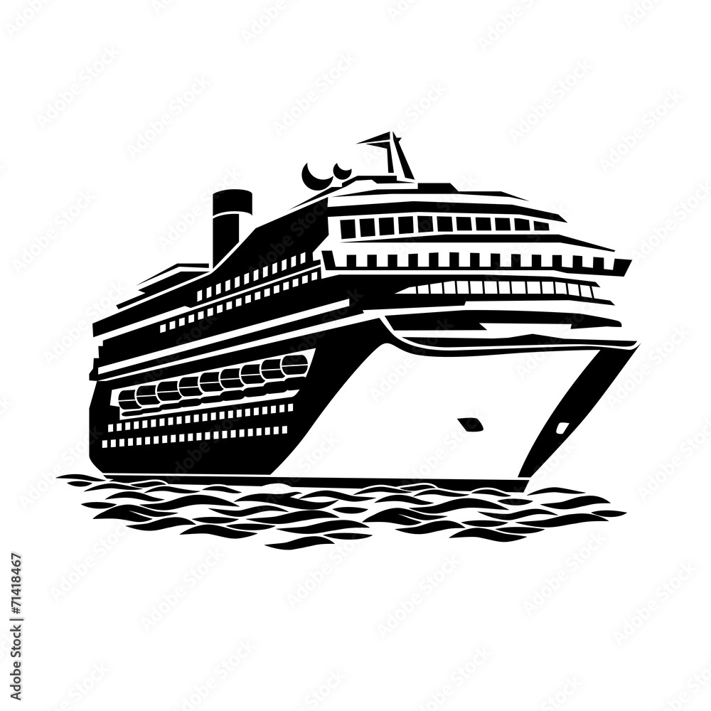 big cruise liner