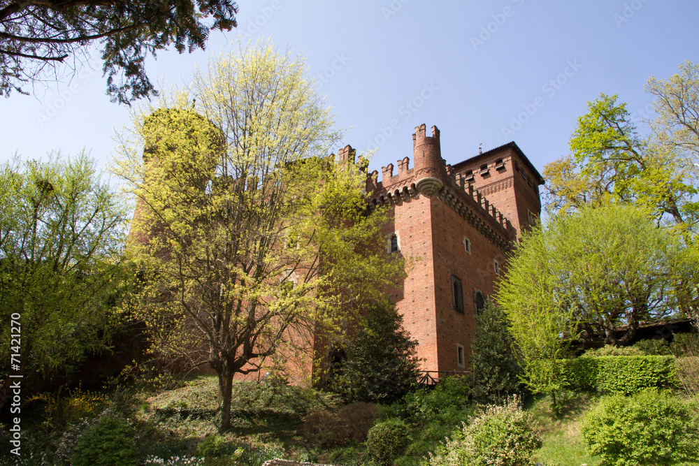 Castle of the medieval town, Turin, Italy