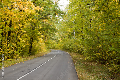 Turning the empty road