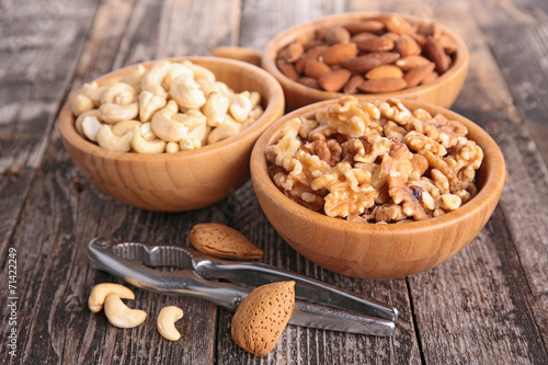 almond,walnut and cashew