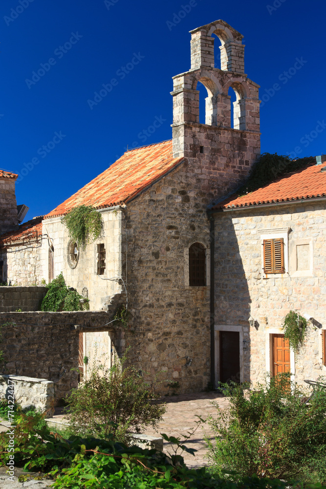 Old small church in Budva, Montenegro