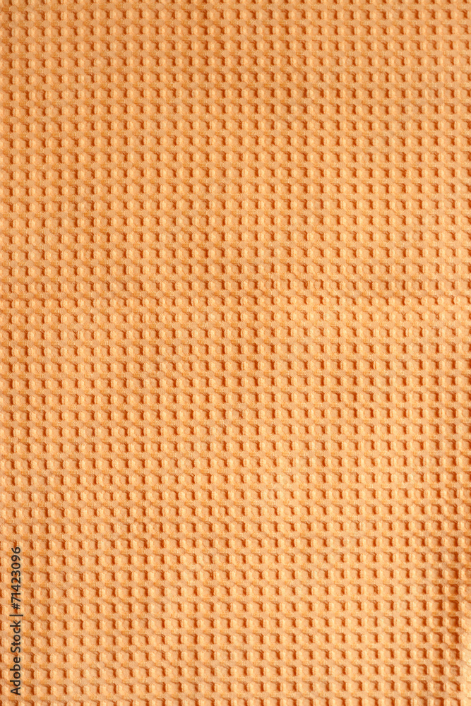 Obraz premium Orange waffle patterned cloth